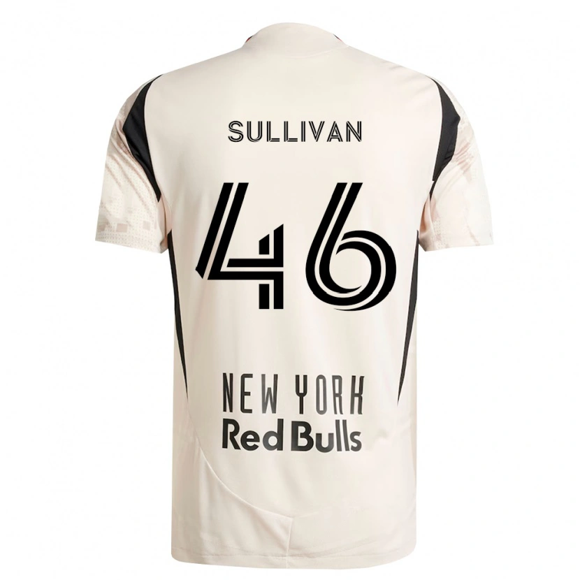 Danxen Hombre Camiseta Dylan Sullivan #46 Blanco Roto Rojo Negro 2ª Equipación 2026/27 La Camisa México