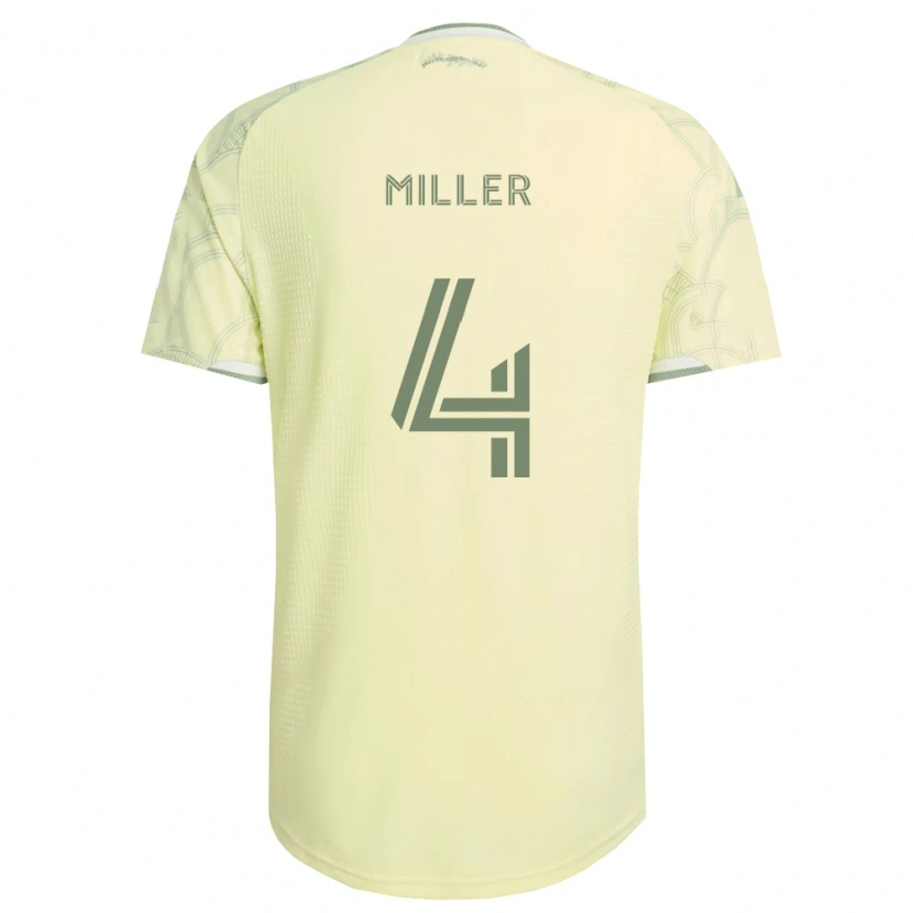 Danxen Hombre Camiseta Kamal Miller #4 Beige Blanco 2ª Equipación 2026/27 La Camisa México