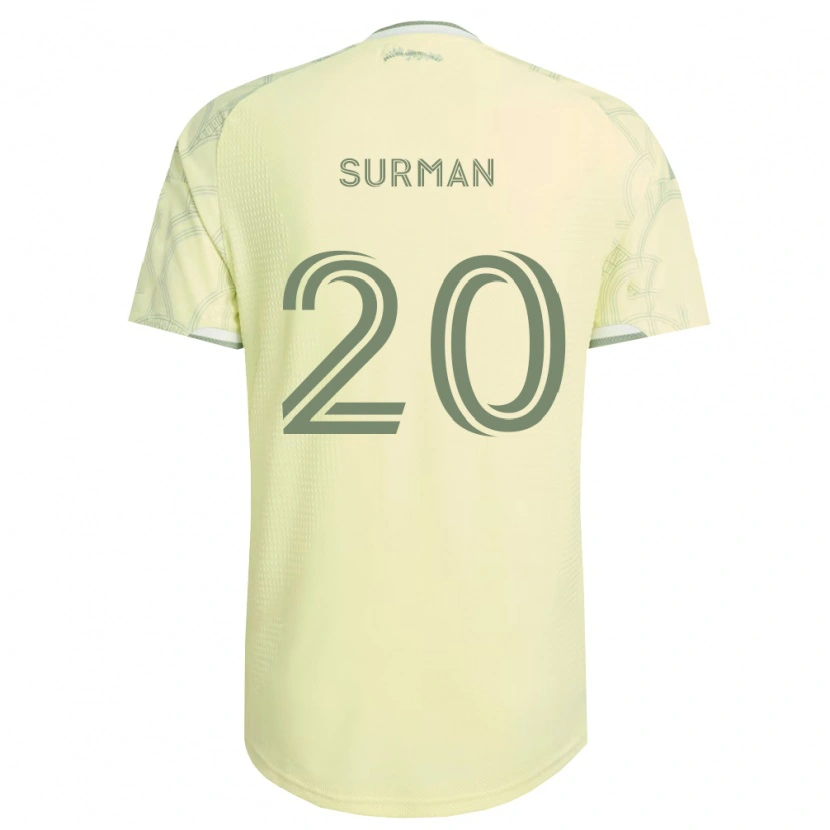 Danxen Hombre Camiseta Finn Surman #20 Beige Blanco 2ª Equipación 2026/27 La Camisa México