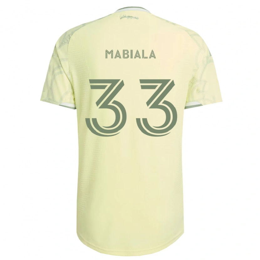 Danxen Hombre Camiseta Larrys Mabiala #33 Beige Blanco 2ª Equipación 2026/27 La Camisa México