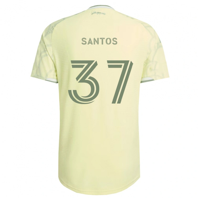 Danxen Hombre Camiseta Noah Santos #37 Beige Blanco 2ª Equipación 2026/27 La Camisa México