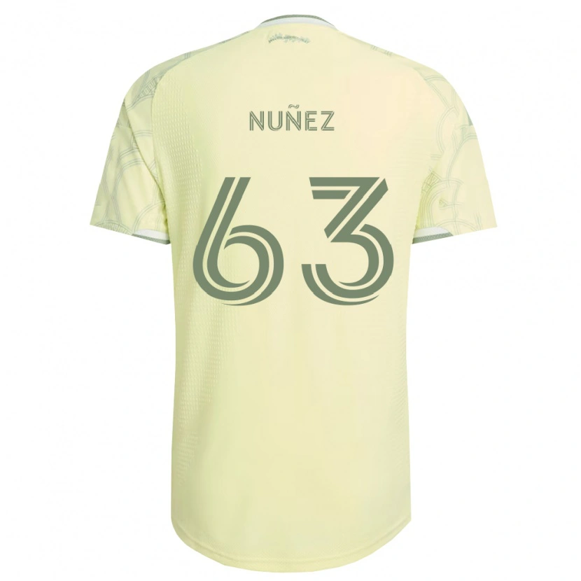 Danxen Hombre Camiseta Daniel Núñez #63 Beige Blanco 2ª Equipación 2026/27 La Camisa México