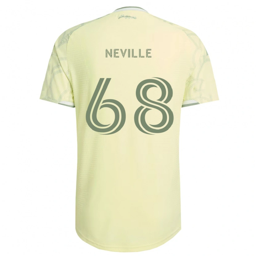 Danxen Hombre Camiseta Harvey Neville #68 Beige Blanco 2ª Equipación 2026/27 La Camisa México