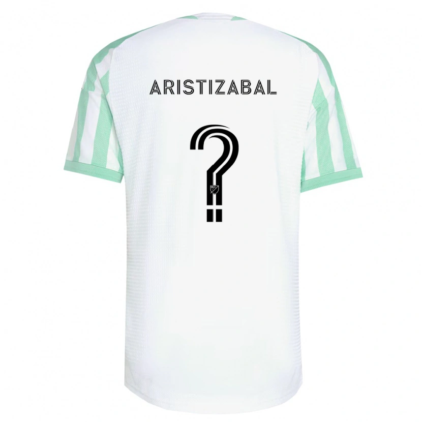 Danxen Hombre Camiseta Nicolas Aristizabal #0 Verde Claro Negro Blanco 2ª Equipación 2026/27 La Camisa México