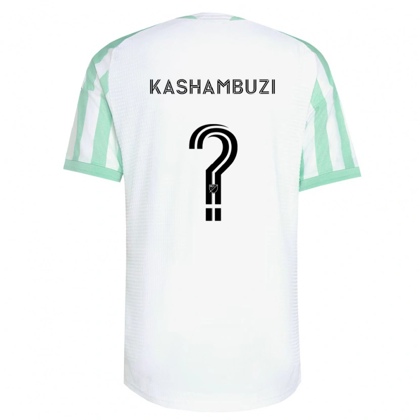 Danxen Hombre Camiseta Nick Kashambuzi #0 Verde Claro Negro Blanco 2ª Equipación 2026/27 La Camisa México