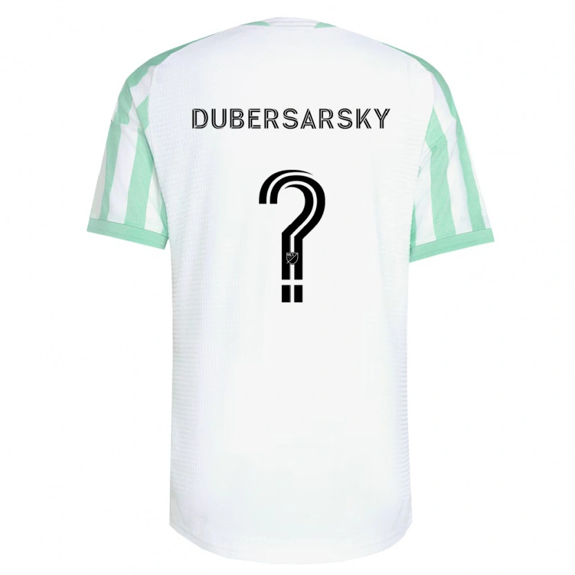Danxen Hombre Camiseta Nicolás Dubersarsky #0 Verde Claro Negro Blanco 2ª Equipación 2026/27 La Camisa México