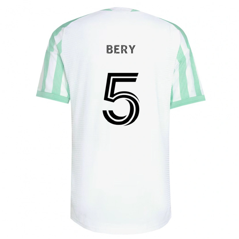 Danxen Hombre Camiseta Jules Bery #5 Verde Claro Negro Blanco 2ª Equipación 2026/27 La Camisa México