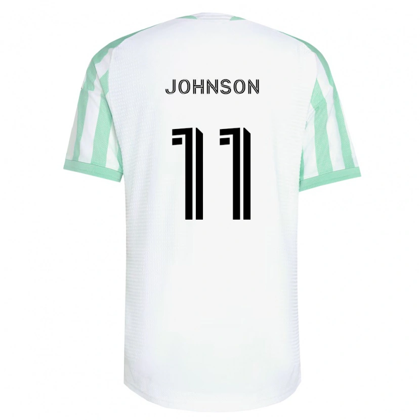 Danxen Hombre Camiseta Emmanuel Johnson #11 Verde Claro Negro Blanco 2ª Equipación 2026/27 La Camisa México