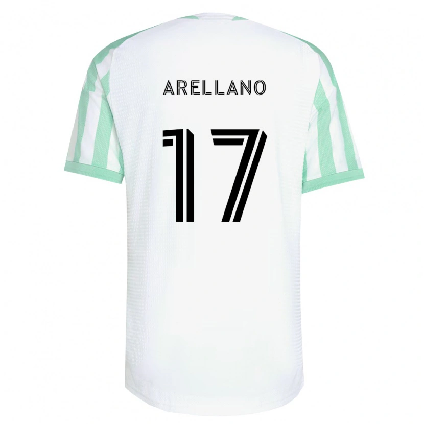 Danxen Hombre Camiseta Bryan Arellano #17 Verde Claro Negro Blanco 2ª Equipación 2026/27 La Camisa México