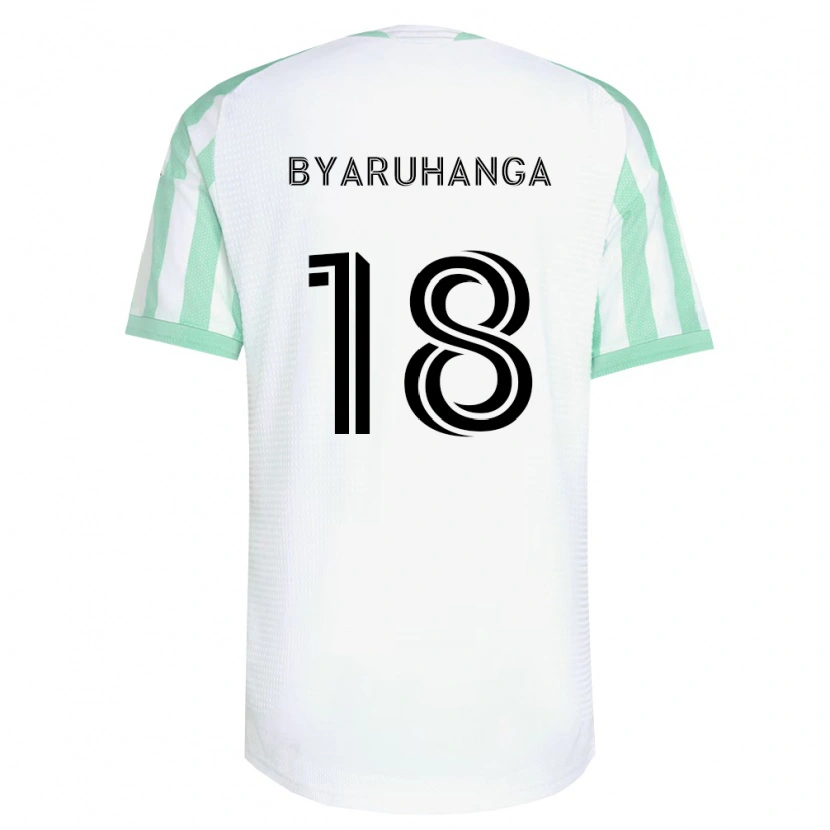 Danxen Hombre Camiseta Bobosi Byaruhanga #18 Verde Claro Negro Blanco 2ª Equipación 2026/27 La Camisa México