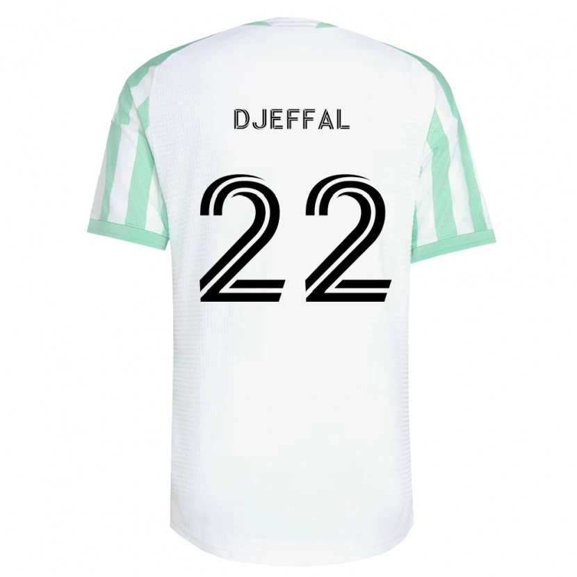 Danxen Hombre Camiseta Sofiane Djeffal #22 Verde Claro Negro Blanco 2ª Equipación 2026/27 La Camisa México