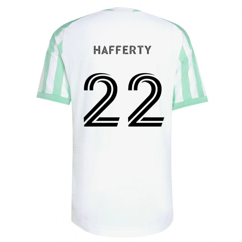 Danxen Hombre Camiseta Joe Hafferty #22 Verde Claro Negro Blanco 2ª Equipación 2026/27 La Camisa México