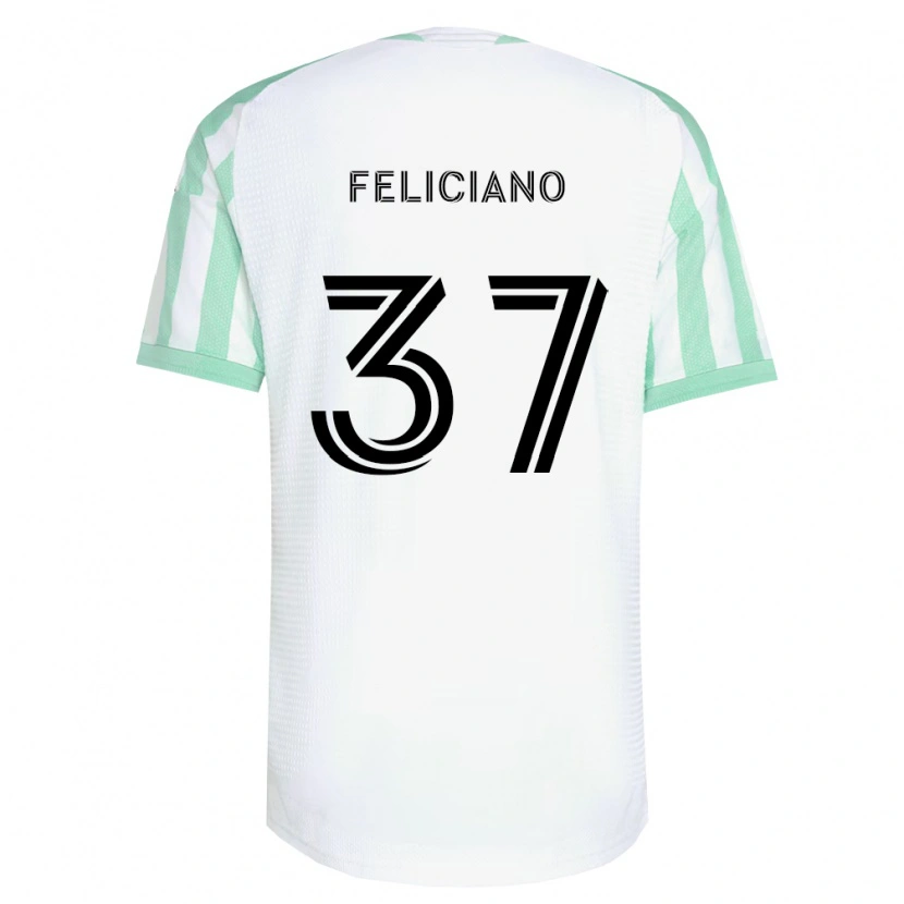 Danxen Hombre Camiseta Erick Feliciano #37 Verde Claro Negro Blanco 2ª Equipación 2026/27 La Camisa México