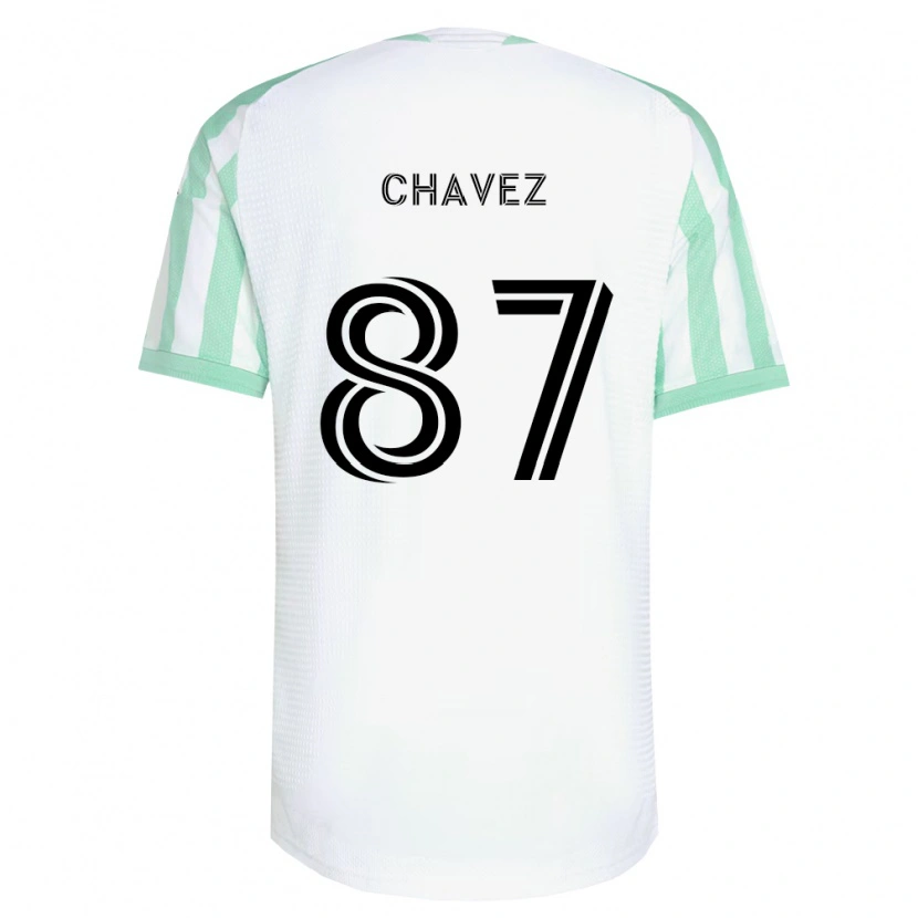 Danxen Hombre Camiseta Alfonso Ocampo-Chávez #87 Verde Claro Negro Blanco 2ª Equipación 2026/27 La Camisa México