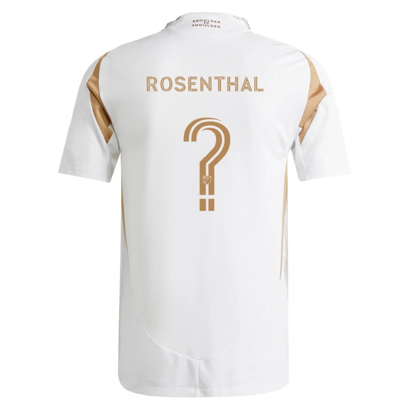 Danxen Hombre Camiseta Charlie Rosenthal #0 Blanco Marrón 2ª Equipación 2026/27 La Camisa México
