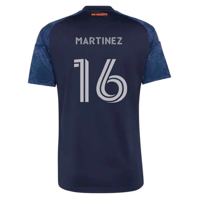 Danxen Hombre Camiseta Alonso Martínez #16 Azul Profundo Blanco 2ª Equipación 2026/27 La Camisa México