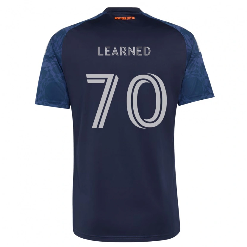 Danxen Hombre Camiseta Mac Learned #70 Azul Profundo Blanco 2ª Equipación 2026/27 La Camisa México