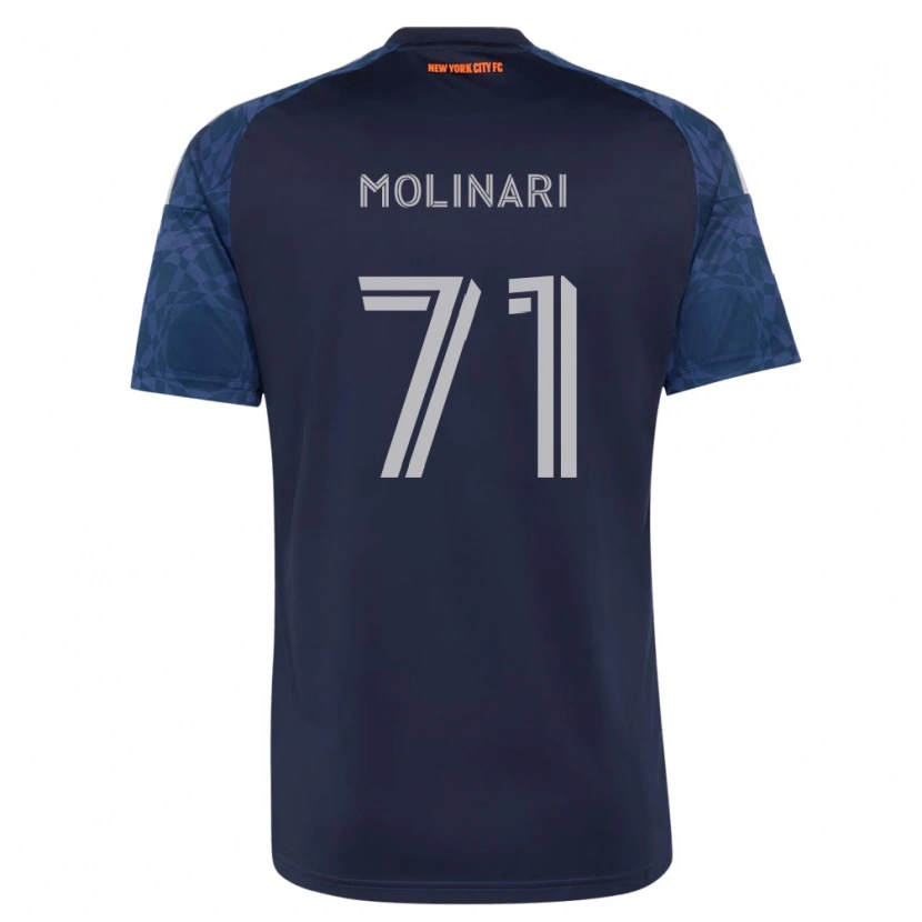 Danxen Hombre Camiseta Peter Molinari #71 Azul Profundo Blanco 2ª Equipación 2026/27 La Camisa México