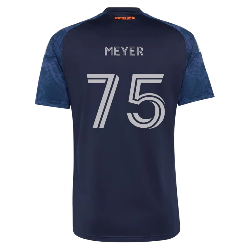 Danxen Hombre Camiseta Will Meyer #75 Azul Profundo Blanco 2ª Equipación 2026/27 La Camisa México