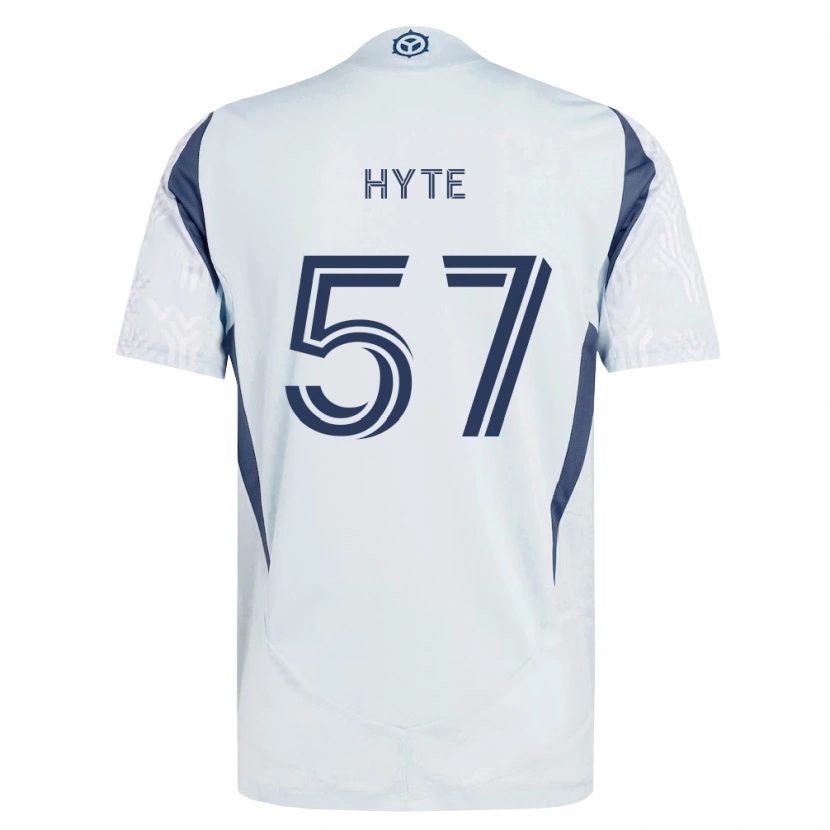 Danxen Hombre Camiseta Darris Hyte #57 Azul Gris Blanco 2ª Equipación 2026/27 La Camisa México