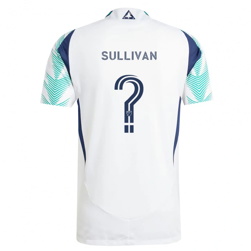 Danxen Hombre Camiseta Mason Sullivan #0 Blanco Azul Marino Verde Claro 2ª Equipación 2026/27 La Camisa México