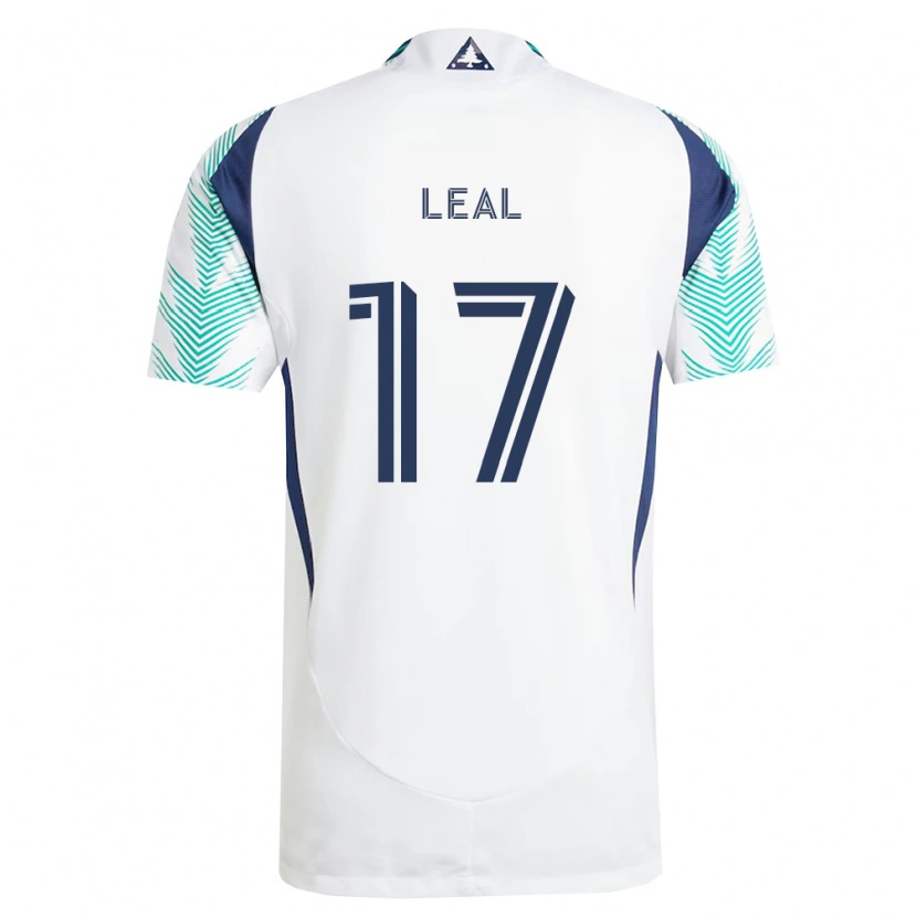 Danxen Hombre Camiseta Patrick Leal #17 Blanco Azul Marino Verde Claro 2ª Equipación 2026/27 La Camisa México