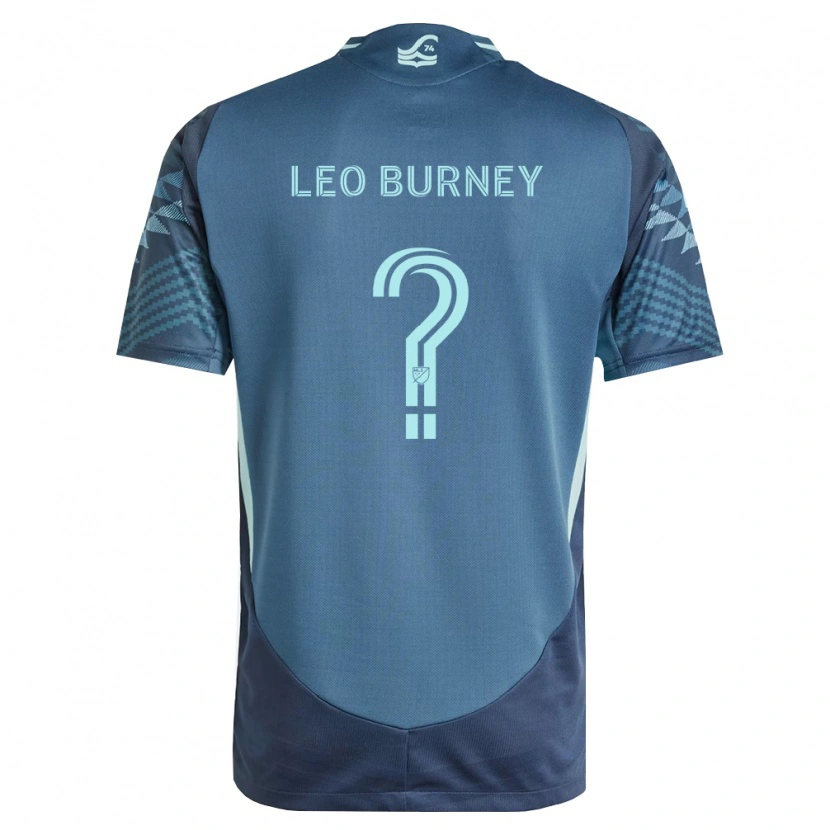 Danxen Hombre Camiseta Leo Burney #0 Azul Marino Verde 2ª Equipación 2026/27 La Camisa México