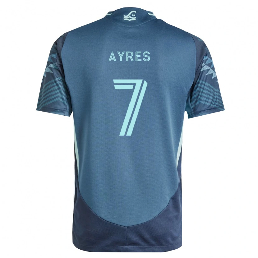 Danxen Hombre Camiseta Melina Ayres #7 Azul Marino Verde 2ª Equipación 2026/27 La Camisa México