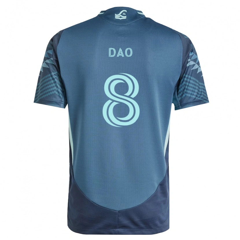 Danxen Hombre Camiseta Kaylee Dao #8 Azul Marino Verde 2ª Equipación 2026/27 La Camisa México