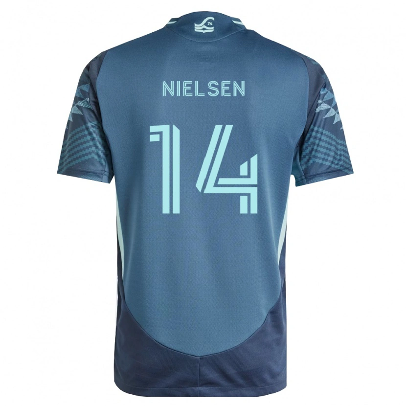 Danxen Hombre Camiseta Taylor Nielsen #14 Azul Marino Verde 2ª Equipación 2026/27 La Camisa México