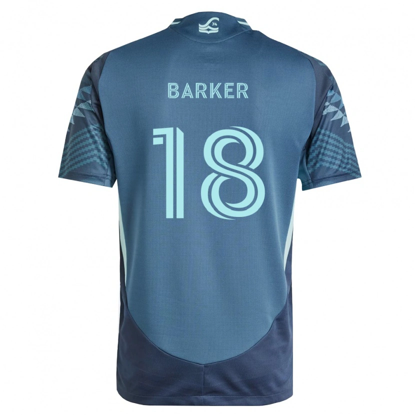 Danxen Hombre Camiseta Alicia Barker #18 Azul Marino Verde 2ª Equipación 2026/27 La Camisa México