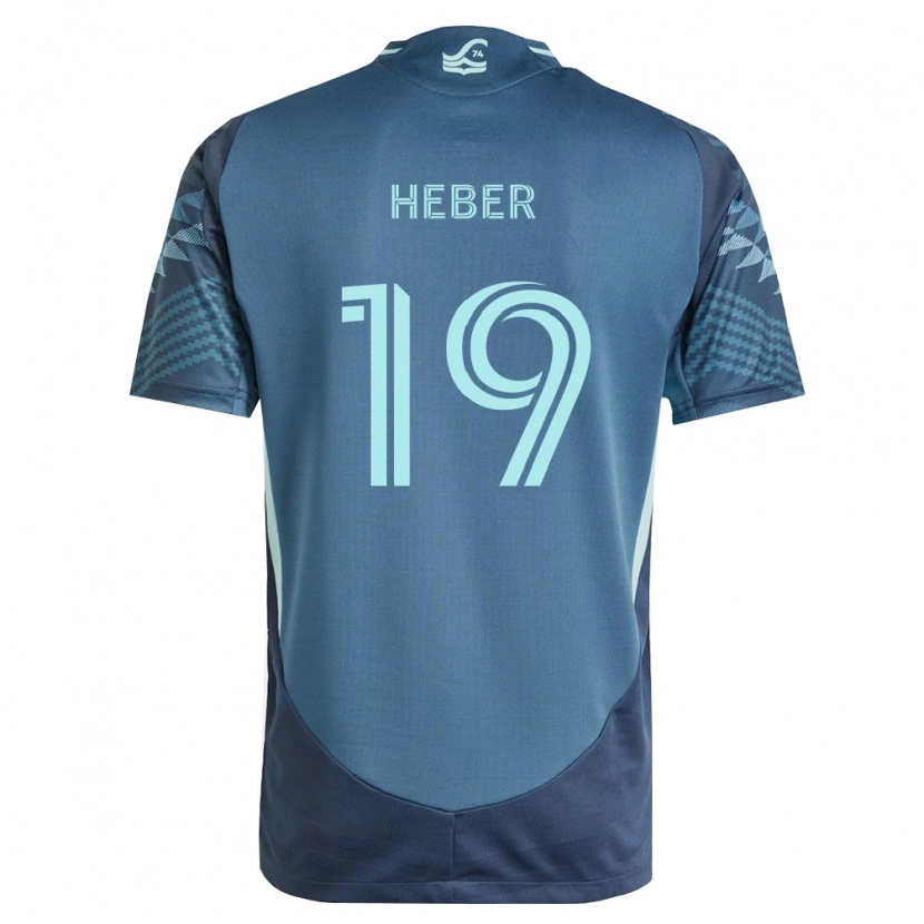 Danxen Hombre Camiseta Héber #19 Azul Marino Verde 2ª Equipación 2026/27 La Camisa México