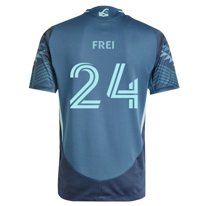 Danxen Hombre Camiseta Stefan Frei #24 Azul Marino Verde 2ª Equipación 2026/27 La Camisa México