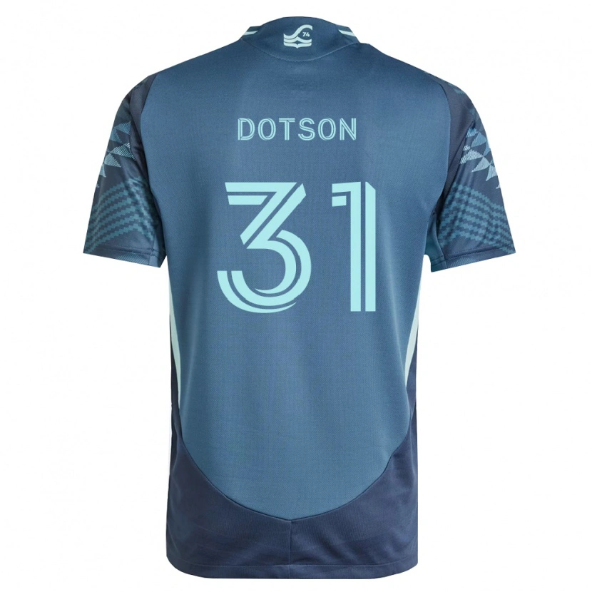 Danxen Hombre Camiseta Hassani Dotson #31 Azul Marino Verde 2ª Equipación 2026/27 La Camisa México
