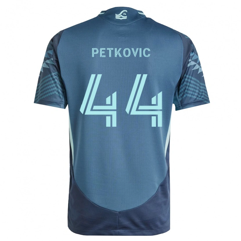 Danxen Hombre Camiseta Nikola Petković #44 Azul Marino Verde 2ª Equipación 2026/27 La Camisa México