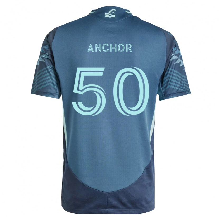 Danxen Hombre Camiseta Max Anchor #50 Azul Marino Verde 2ª Equipación 2026/27 La Camisa México