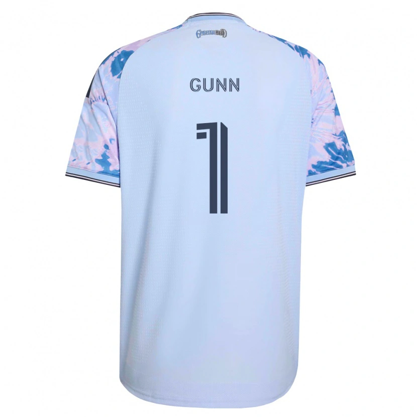 Danxen Hombre Camiseta Angus Gunn #1 Azul Real Blanco Negro 2ª Equipación 2026/27 La Camisa México