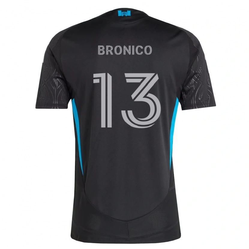 Danxen Hombre Camiseta Brandt Bronico #13 Negro Blanco Azul Cielo 2ª Equipación 2026/27 La Camisa México