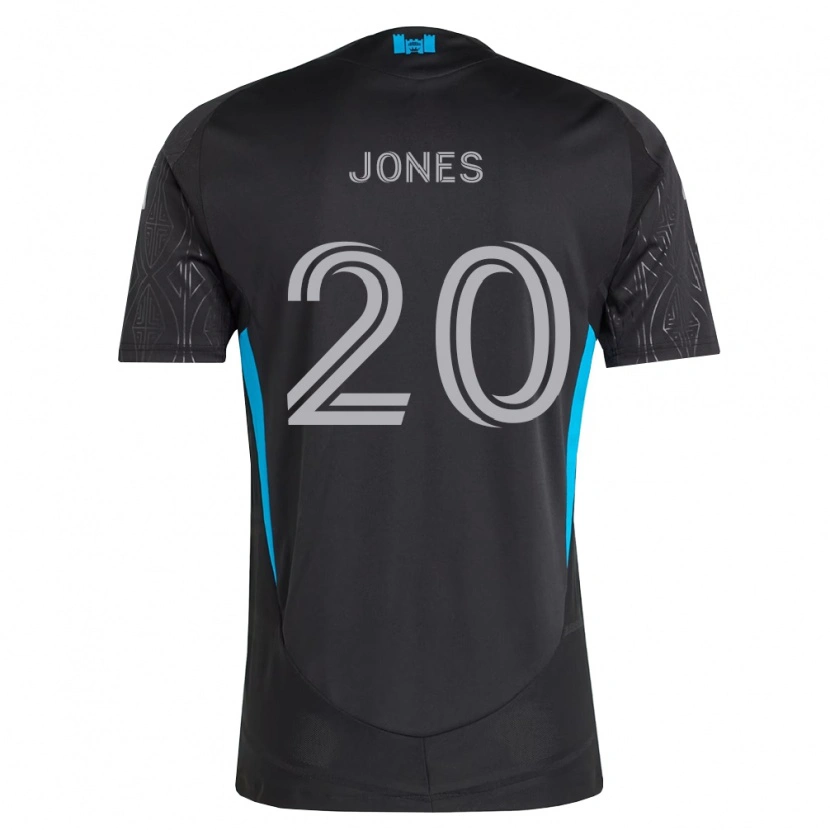 Danxen Hombre Camiseta Derrick Jones #20 Negro Blanco Azul Cielo 2ª Equipación 2026/27 La Camisa México