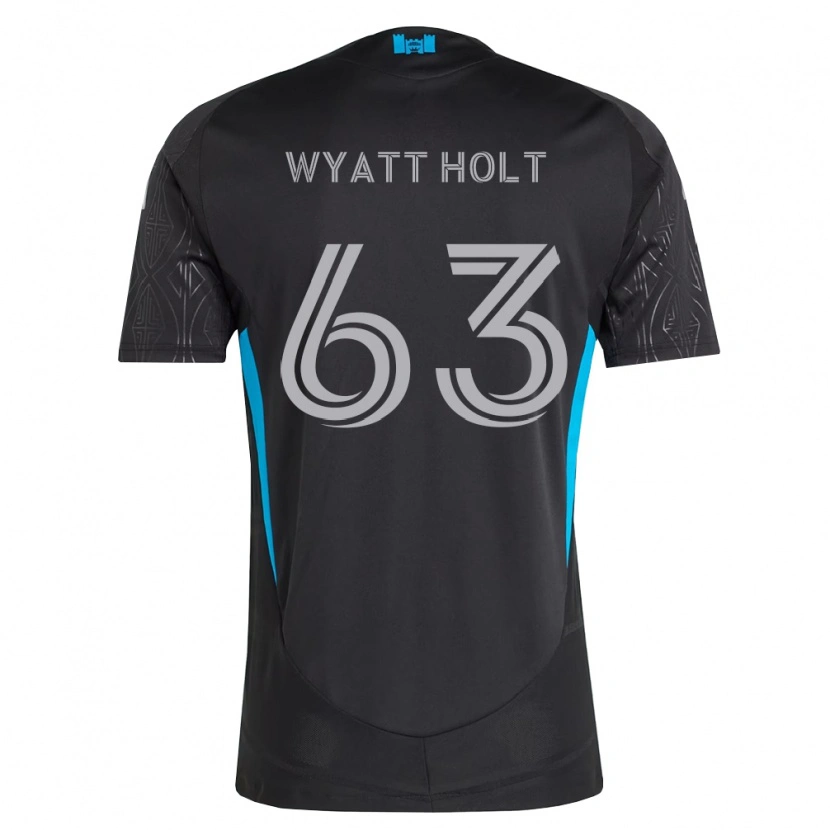 Danxen Hombre Camiseta Wyatt Holt #63 Negro Blanco Azul Cielo 2ª Equipación 2026/27 La Camisa México