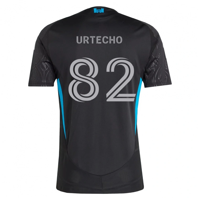 Danxen Hombre Camiseta Brendan Urtecho #82 Negro Blanco Azul Cielo 2ª Equipación 2026/27 La Camisa México