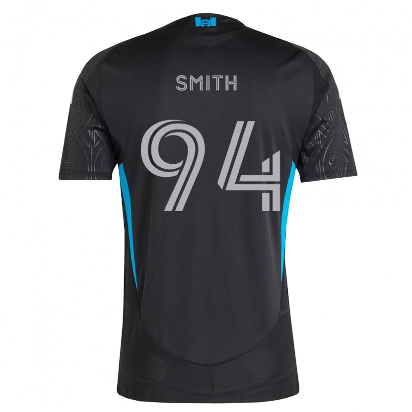 Danxen Hombre Camiseta Gavin Smith #94 Negro Blanco Azul Cielo 2ª Equipación 2026/27 La Camisa México