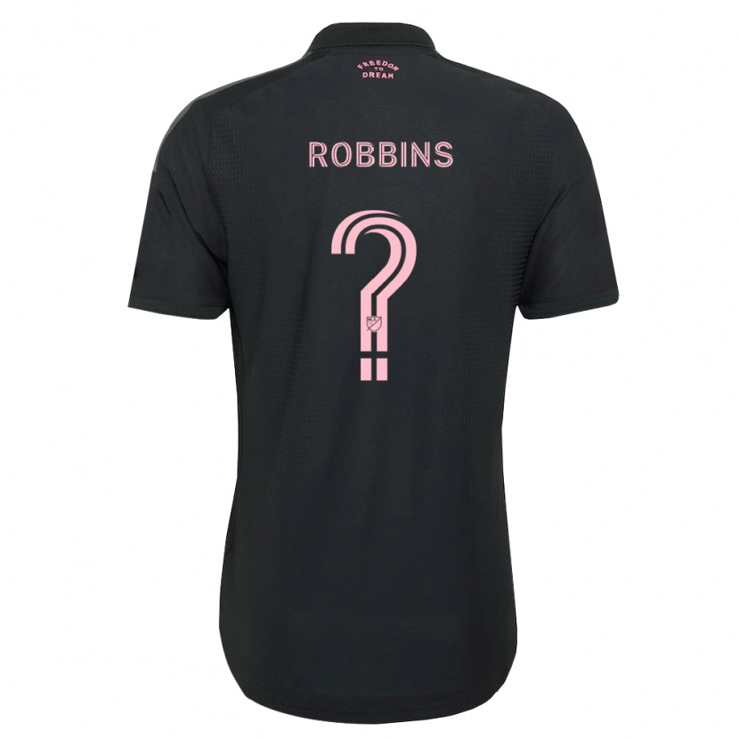 Danxen Hombre Camiseta Lukas Robbins #0 Rosa Negro Blanco 2ª Equipación 2026/27 La Camisa México