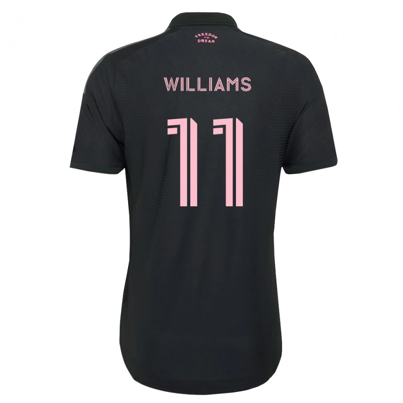 Danxen Hombre Camiseta Chaz Williams #11 Rosa Negro Blanco 2ª Equipación 2026/27 La Camisa México