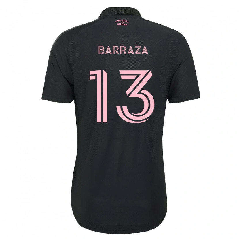 Danxen Hombre Camiseta Luis Barraza #13 Rosa Negro Blanco 2ª Equipación 2026/27 La Camisa México