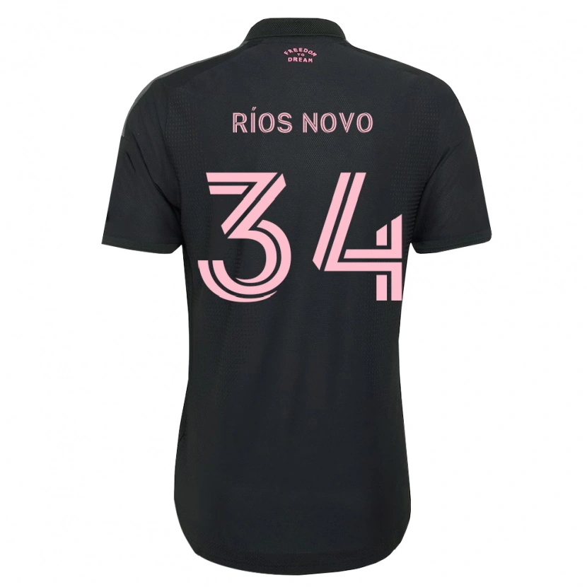 Danxen Hombre Camiseta Rocco Ríos Novo #34 Rosa Negro Blanco 2ª Equipación 2026/27 La Camisa México