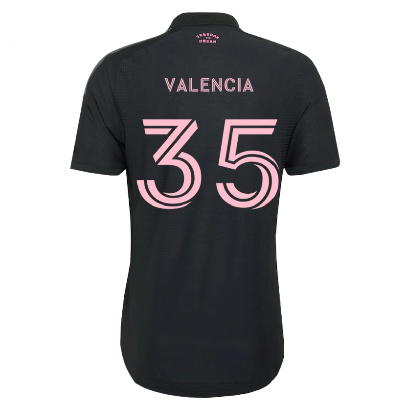 Danxen Hombre Camiseta Felipe Valencia #35 Rosa Negro Blanco 2ª Equipación 2026/27 La Camisa México