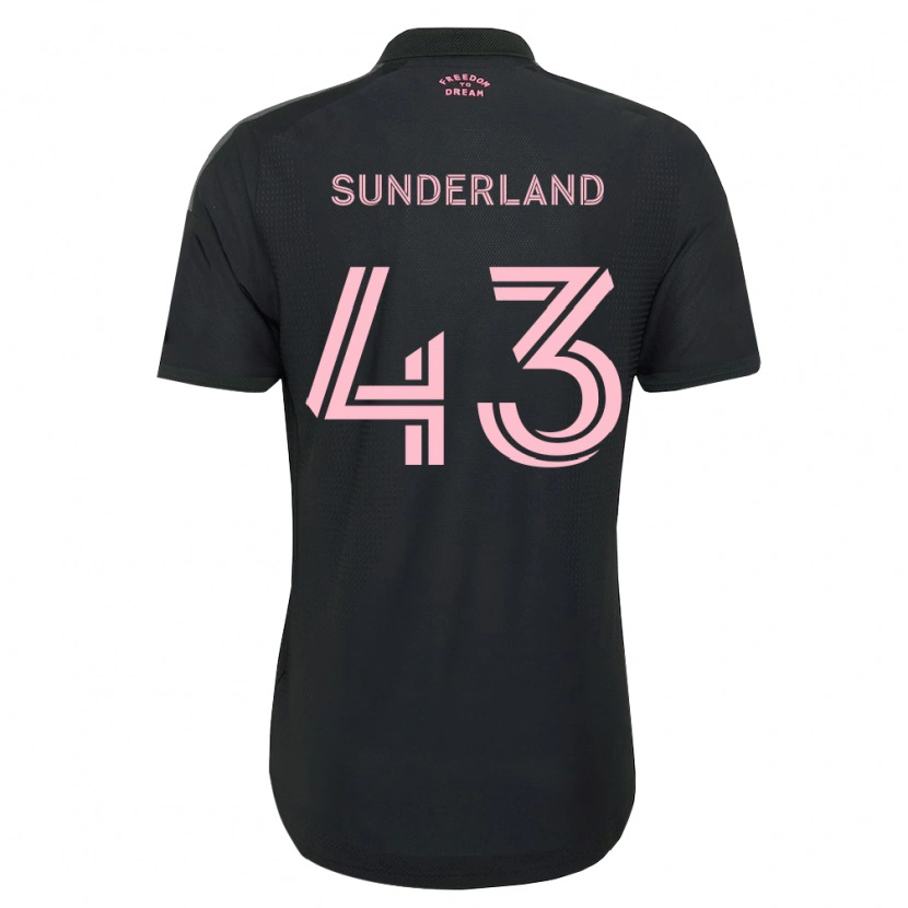 Danxen Hombre Camiseta Lawson Sunderland #43 Rosa Negro Blanco 2ª Equipación 2026/27 La Camisa México