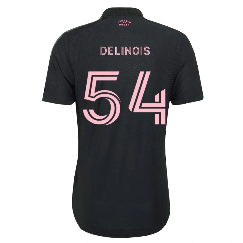 Danxen Hombre Camiseta Lovend's Delinois #54 Rosa Negro Blanco 2ª Equipación 2026/27 La Camisa México
