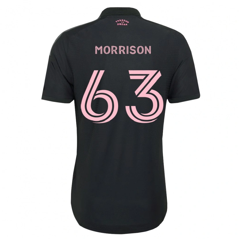 Danxen Hombre Camiseta Sloan Morrison #63 Rosa Negro Blanco 2ª Equipación 2026/27 La Camisa México